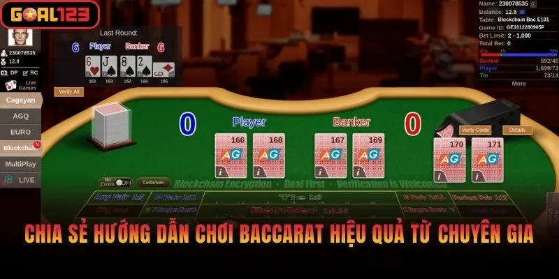 Chia sẻ hướng dẫn chơi baccarat hiệu quả từ chuyên gia