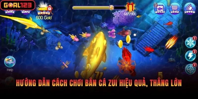 Hướng dẫn cách chơi bắn cá zui hiệu quả, thắng lớn